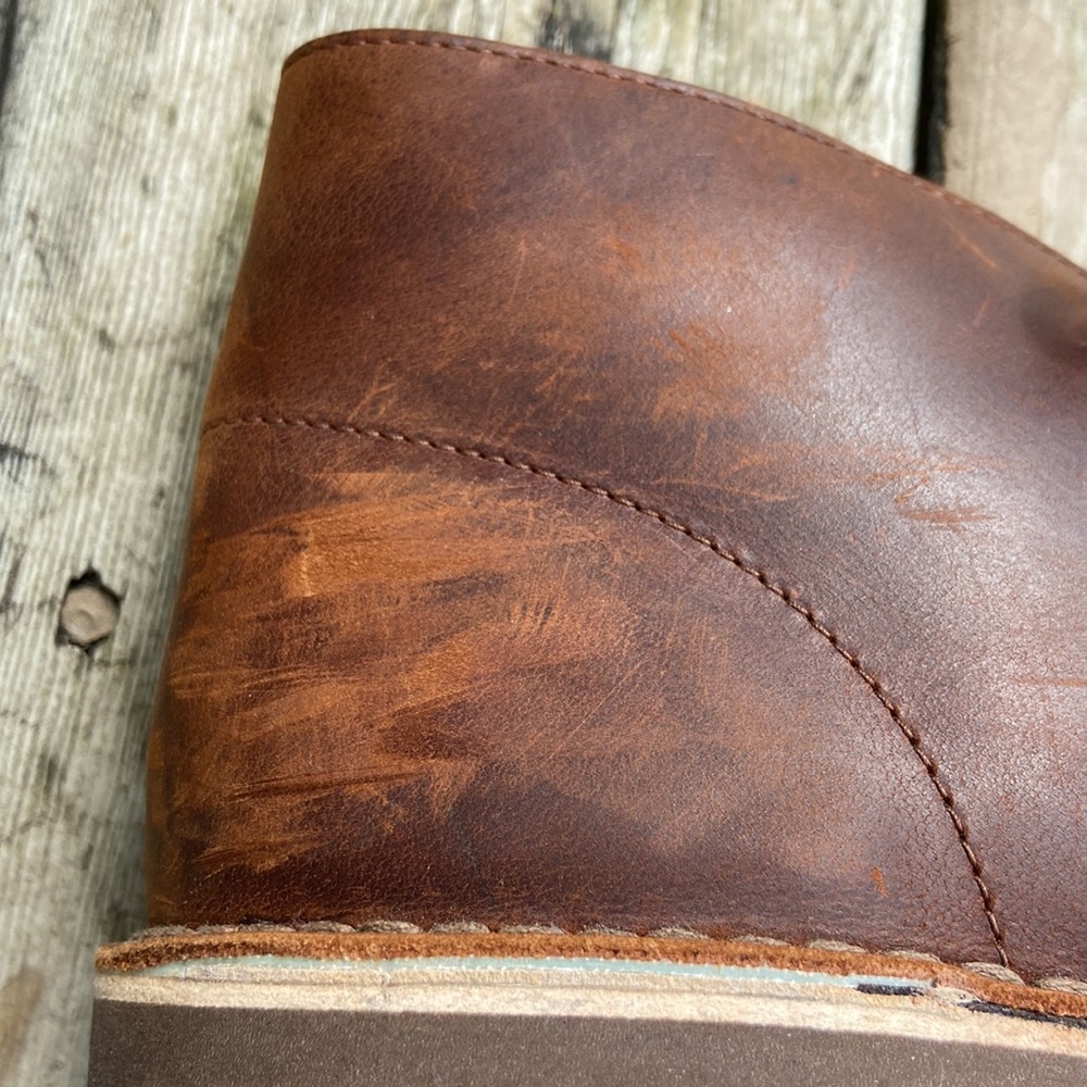 Clark’s Men’s Desert Brown Leather Chukka Shoe/Boot Size 8 Stylish, Gently Worn - Picture 17 of 17